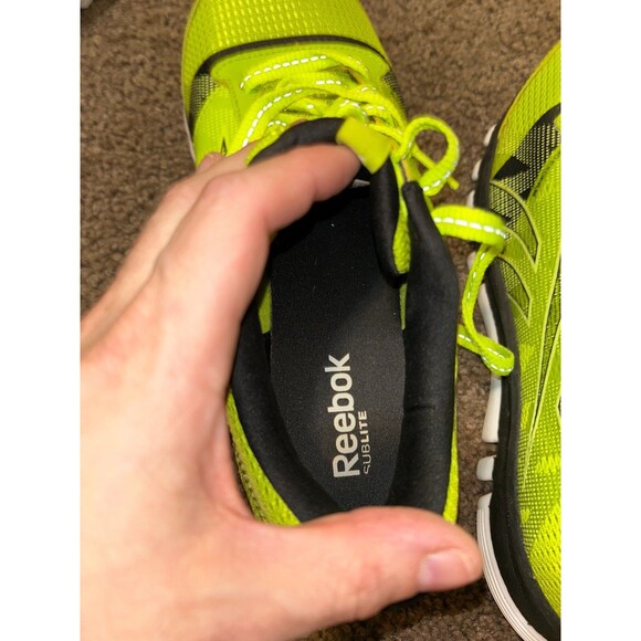 Reebok Sublite Yellow Black Women's Running Sneakers Size 7 - Picture 5 of 6